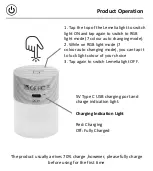 Preview for 3 page of GINGKO Lemelia Light Quick User Manual