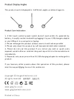 Preview for 4 page of GINGKO Octagon One Operating Manual