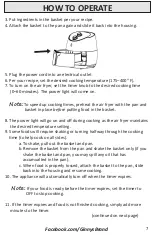 Предварительный просмотр 7 страницы GINNY’S 774842 User Manual