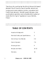 Preview for 2 page of Ginnys 61602 User Manual