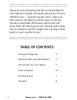 Preview for 2 page of Ginnys 735645 User Manual