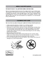 Preview for 5 page of Ginnys HSS03 Operating Instructions Manual