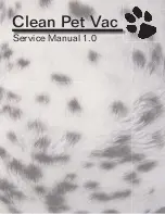 Preview for 1 page of GinSan Clean Pet Vac Service Manual