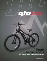 Gio Electric Peak Owner'S Manual preview