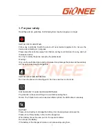 Preview for 3 page of Gionee Dream D1 User Manual