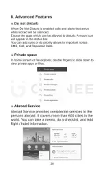 Preview for 21 page of Gionee F103 Pro User Manual