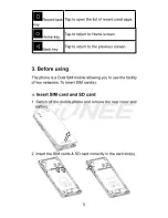 Preview for 6 page of Gionee F103 User Manual