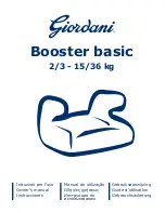 Giordani Booster basic Owner'S Manual preview