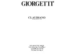 Giorgetti CLAUDIANO Assembling Instructions предпросмотр