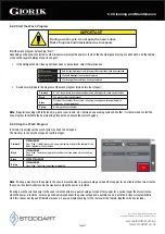 Preview for 58 page of Giorik KB061WT Specification, Installation & Operation Manual