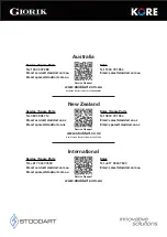 Preview for 68 page of Giorik KB061WT Specification, Installation & Operation Manual