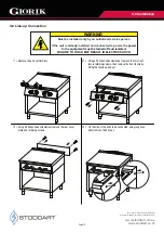 Предварительный просмотр 14 страницы Giorik Stoddart 700 Series Installation, Operation & Maintenance Manual