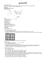 Gioteck GC2PS3-21 Operational Manual preview