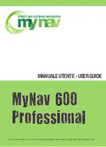 Giove MyNav 600 Professional User Manual предпросмотр