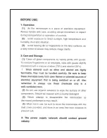 Preview for 2 page of GIPPON GZ-165 Operation Manual