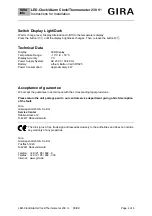 Preview for 4 page of Gira 0096 Instructions For Installation