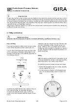 Preview for 2 page of Gira 0318 02 Installation Instructions Manual