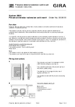 Gira 0335 00 Installation Instructions preview