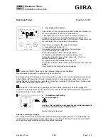 Gira 0385 Series Installation Instructions Manual preview