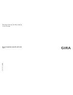 Preview for 14 page of Gira 0389 Series Operating Instructions Manual