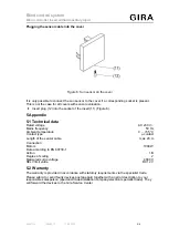 Предварительный просмотр 5 страницы Gira 0399 00 Operating Instructions Manual