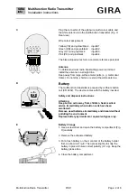 Предварительный просмотр 2 страницы Gira 0441 00 Installation Instructions Manual