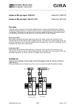 Preview for 1 page of Gira 0615 00 Installation Instructions