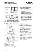 Предварительный просмотр 2 страницы Gira 0869 00/04 Instructions For Installation