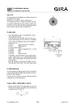 Предварительный просмотр 2 страницы Gira 1025 00 Installation Instructions