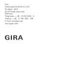 Предварительный просмотр 16 страницы Gira 1144 02 Installation And Operating Instructions Manual