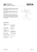 Preview for 2 page of Gira 1153 00 Installation Instructions