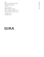 Предварительный просмотр 12 страницы Gira 1220 00 Operating Instructions Manual