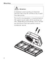 Preview for 4 page of Gira 1258 00 Operating Instructions Manual