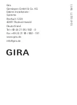 Предварительный просмотр 8 страницы Gira 1264 00 Mounting Instructions