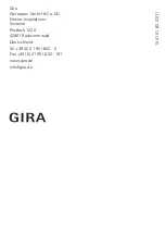 Preview for 16 page of Gira 1269 65 Operating Instructions Manual