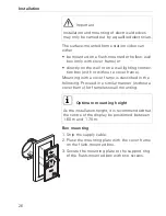 Предварительный просмотр 26 страницы Gira 1279 series Installation And Operating Instructions Manual