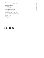 Предварительный просмотр 40 страницы Gira 1279 series Installation And Operating Instructions Manual