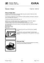 Preview for 1 page of Gira 180 plus Installation Instructions Manual