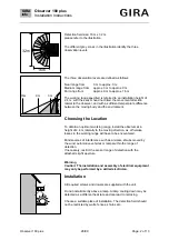 Preview for 2 page of Gira 180 plus Installation Instructions Manual