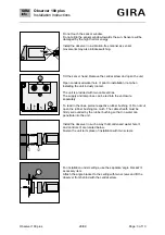 Preview for 3 page of Gira 180 plus Installation Instructions Manual