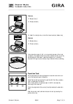 Preview for 7 page of Gira 180 plus Installation Instructions Manual