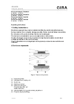 Gira 2105 02 Operating Instructions Manual предпросмотр