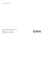 Preview for 1 page of Gira 2115 00 Operating Instructions Manual