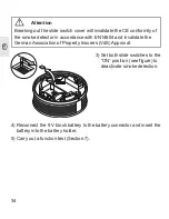 Предварительный просмотр 34 страницы Gira 2330 02 Installation And User Manual