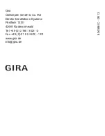 Предварительный просмотр 164 страницы Gira 2330 02 Installation And User Manual