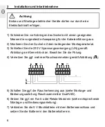 Предварительный просмотр 6 страницы Gira 2331 02 Installation And User Manual