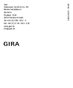 Предварительный просмотр 68 страницы Gira 2331 02 Installation And User Manual