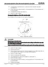 Предварительный просмотр 5 страницы Gira 2361 00 Operating Instructions Manual