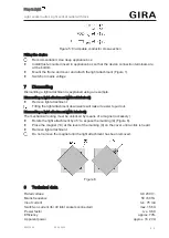 Предварительный просмотр 5 страницы Gira 2688 Series Operating Instructions Manual