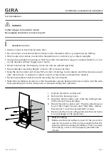 Предварительный просмотр 7 страницы Gira 5201 00 Manual